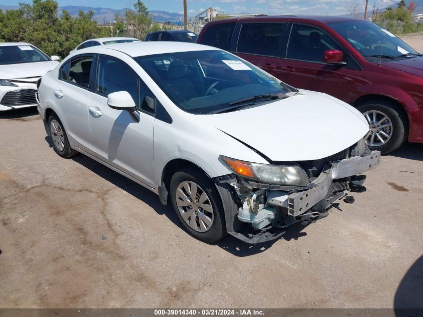 2012 HONDA CIVIC LX