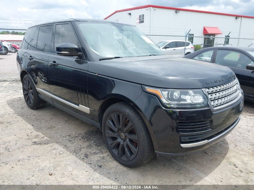 2014 LAND ROVER RANGE ROVER 3.0L V6 SUPERCHARGED HSE