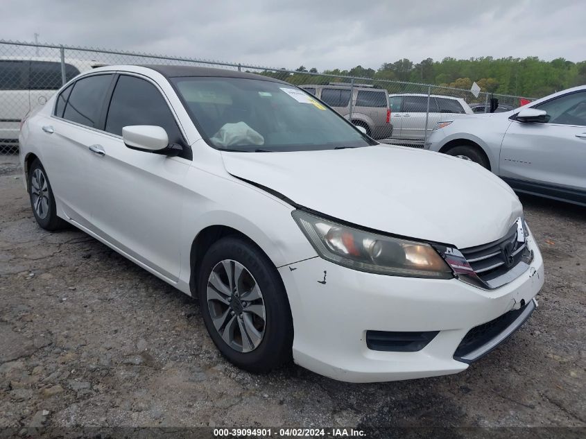 2013 HONDA ACCORD LX