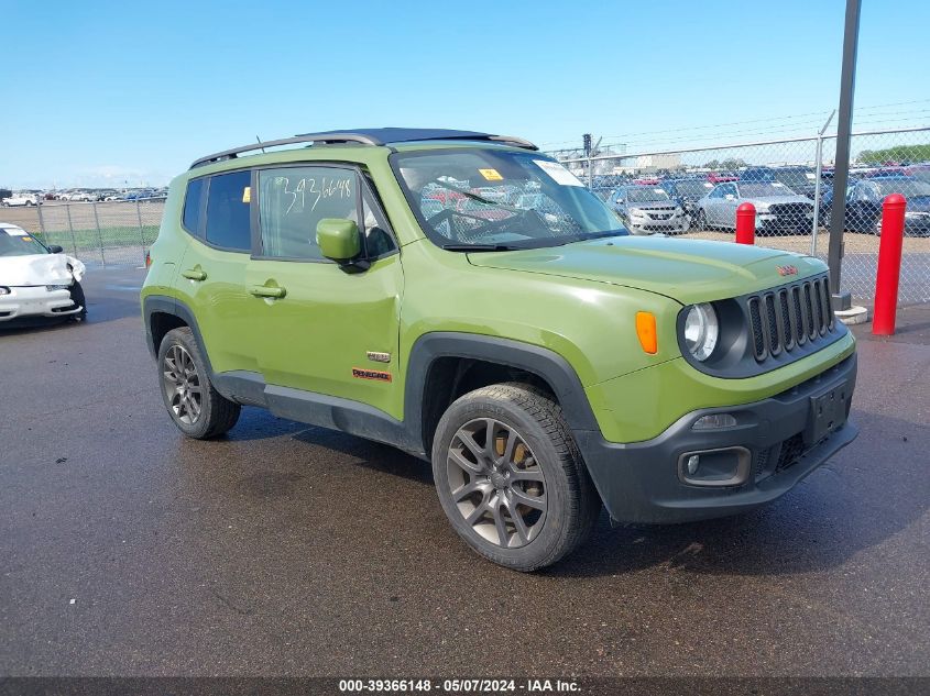 2016 JEEP RENEGADE 75TH ANNIVERSARY