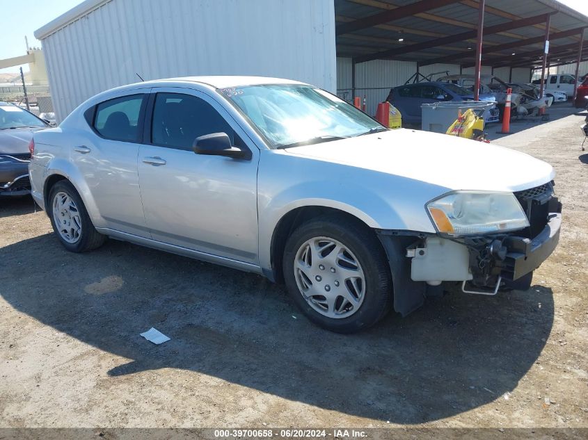 2012 DODGE AVENGER SE