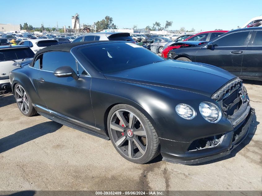 2015 BENTLEY CONTINENTAL GT V8 S