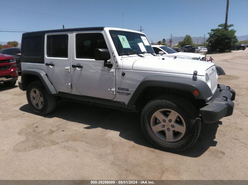 2018 JEEP WRANGLER JK UNLIMITED SPORT S 4X4