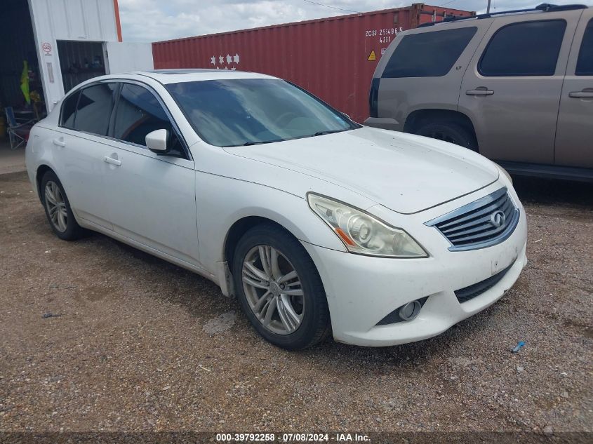 2010 INFINITI G37 JOURNEY