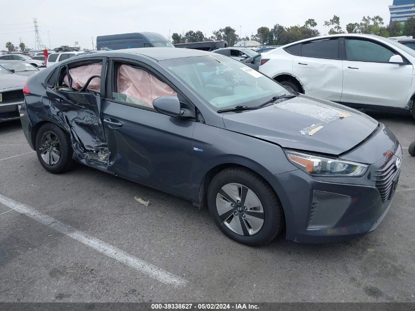 2019 HYUNDAI IONIQ HYBRID BLUE