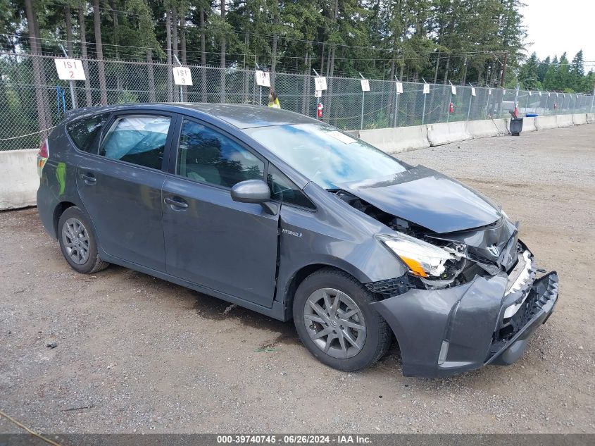 2017 TOYOTA PRIUS V FIVE/FOUR/THREE/TWO