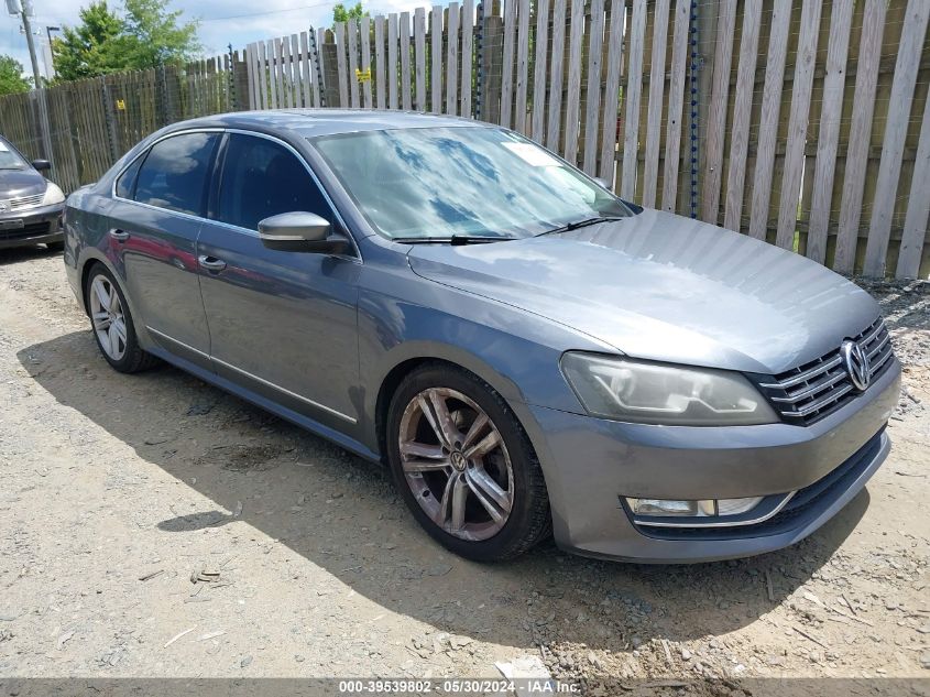 2013 VOLKSWAGEN PASSAT 2.0L TDI SEL PREMIUM