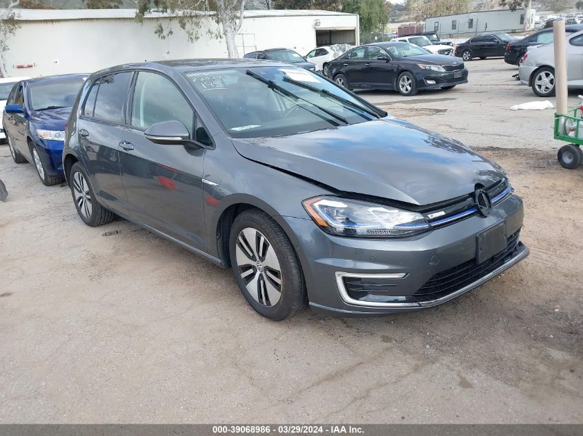 2019 VOLKSWAGEN E-GOLF SEL PREMIUM