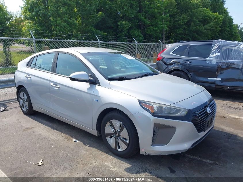 2018 HYUNDAI IONIQ BLUE