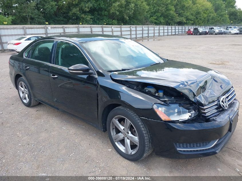 2012 VOLKSWAGEN PASSAT 2.5L SE