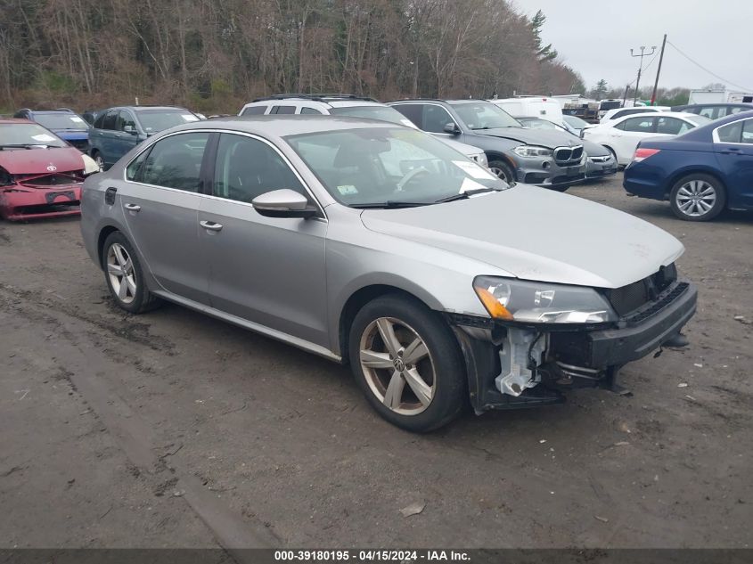 2012 VOLKSWAGEN PASSAT 2.5L SE