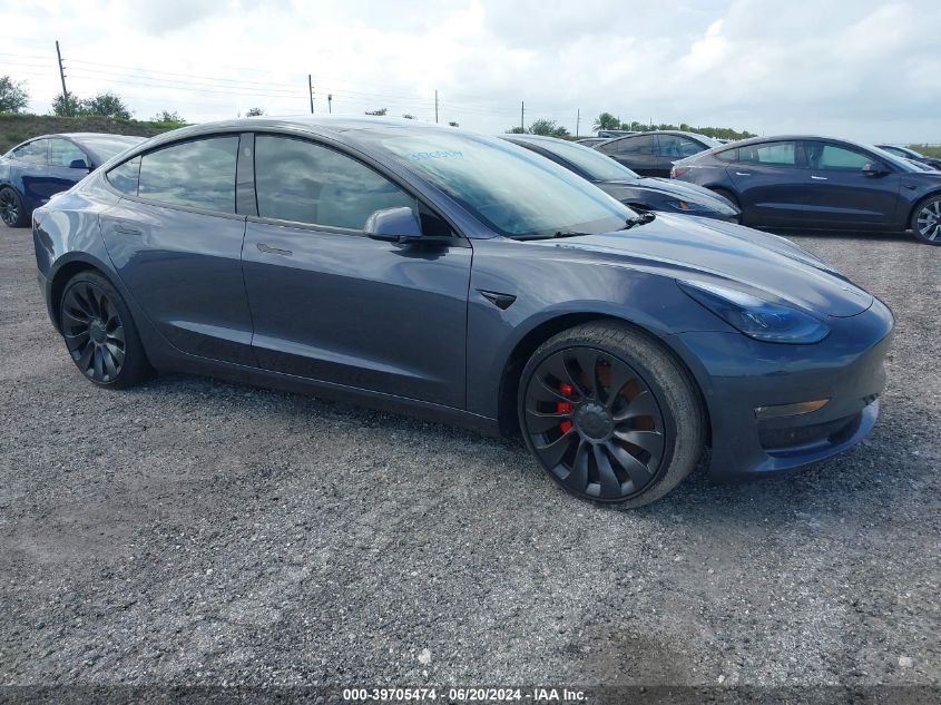 2022 TESLA MODEL 3 PERFORMANCE DUAL MOTOR ALL-WHEEL DRIVE