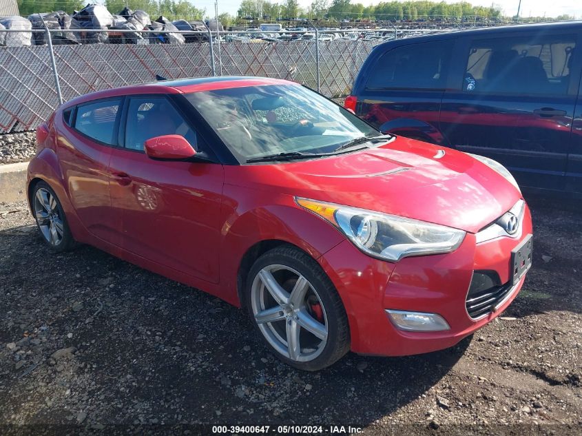 2014 HYUNDAI VELOSTER BASE W/RED