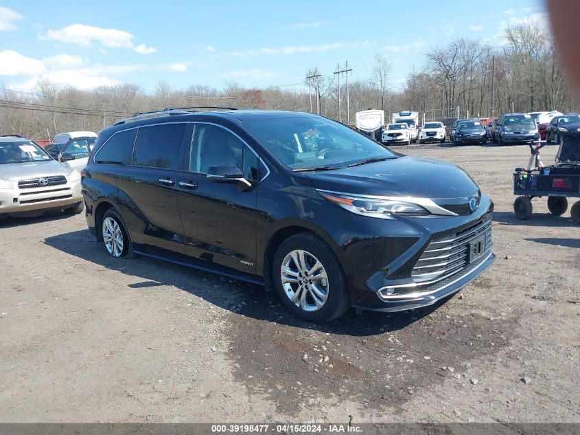 2021 TOYOTA SIENNA PLATINUM