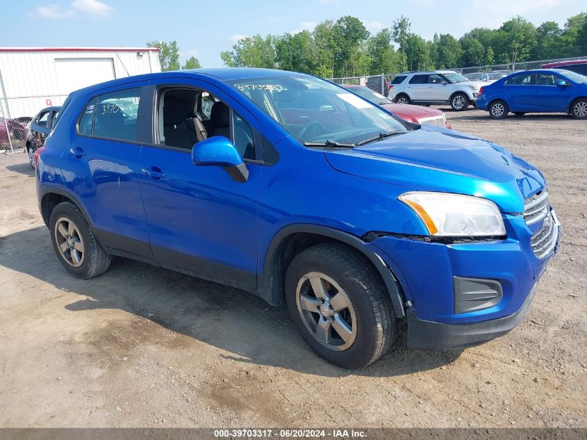 2015 CHEVROLET TRAX 1LS