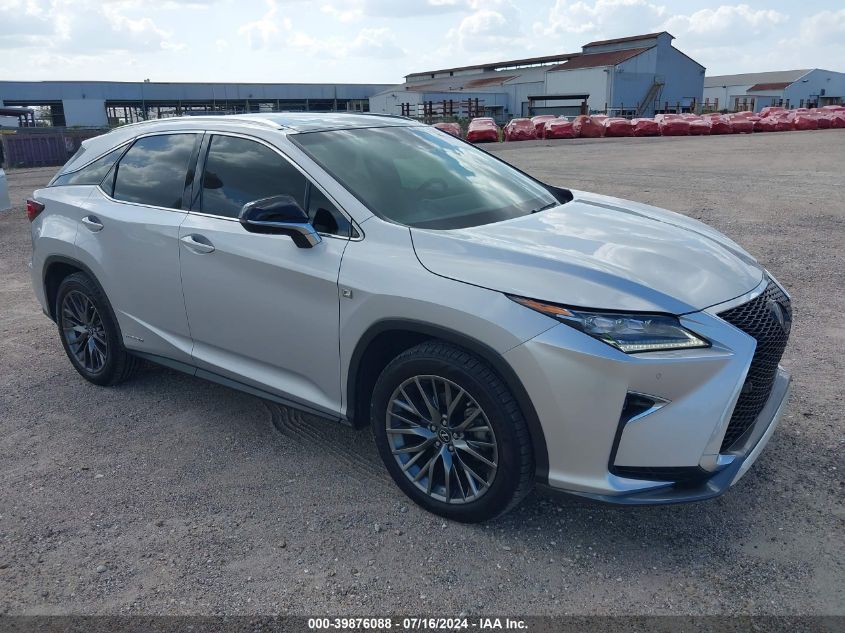 2019 LEXUS RX 450H F SPORT