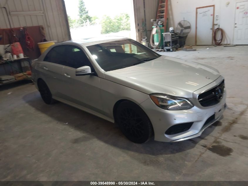 2016 MERCEDES-BENZ E 350 4MATIC