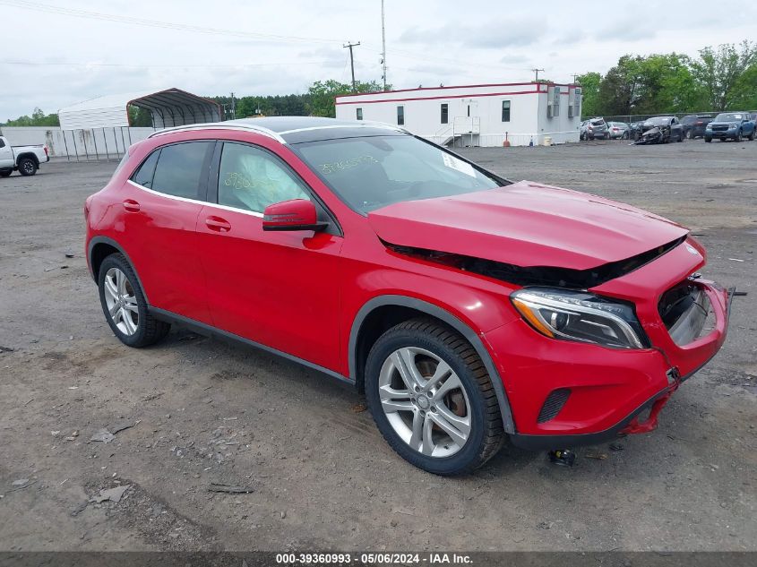 2015 MERCEDES-BENZ GLA 250 4MATIC