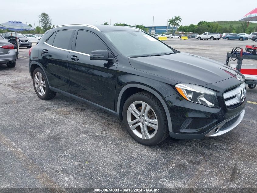 2015 MERCEDES-BENZ GLA 250