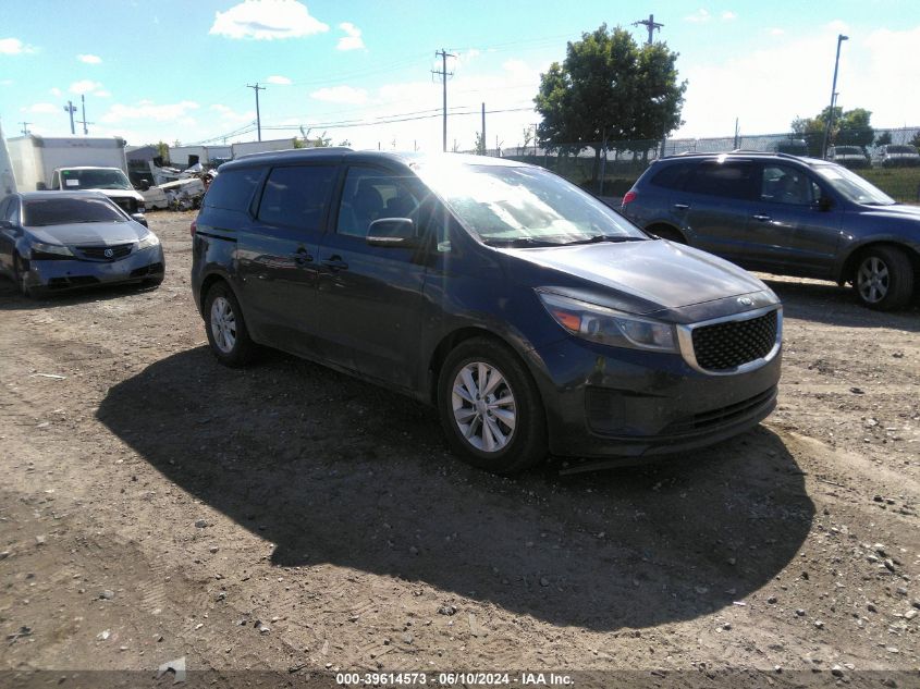 2017 KIA SEDONA LX