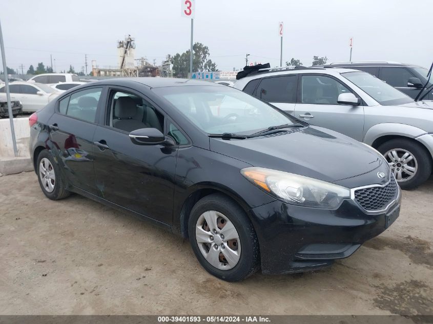 2016 KIA FORTE LX