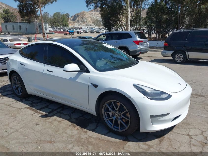 2022 TESLA MODEL 3