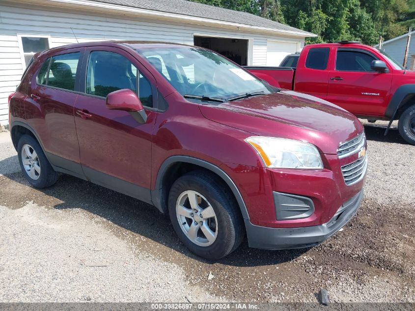 2016 CHEVROLET TRAX 1LS