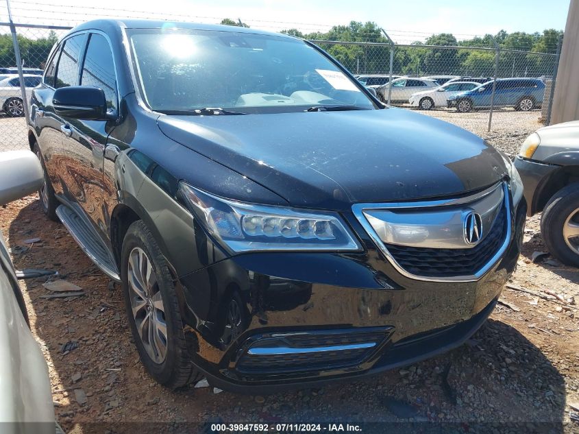 2014 ACURA MDX TECHNOLOGY