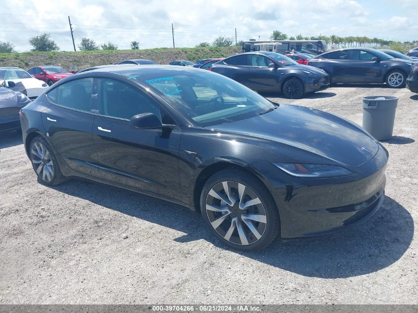 2024 TESLA MODEL 3 REAR-WHEEL DRIVE