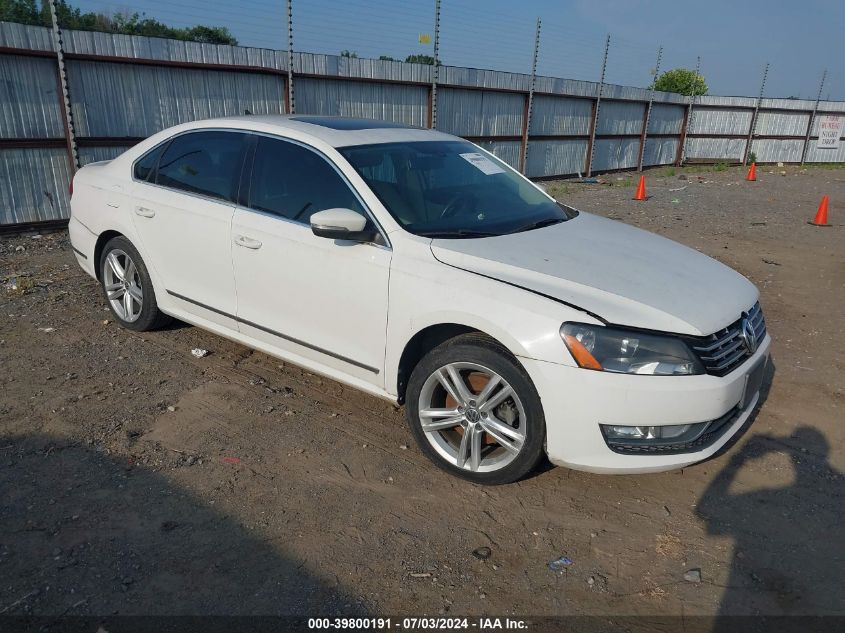 2013 VOLKSWAGEN PASSAT 2.0L TDI SEL PREMIUM