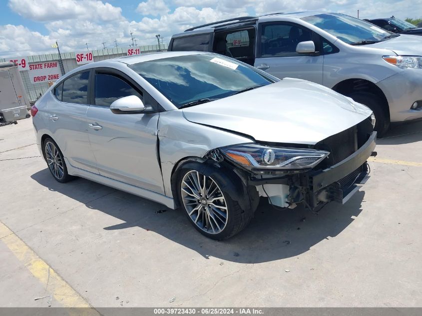 2018 HYUNDAI ELANTRA SPORT