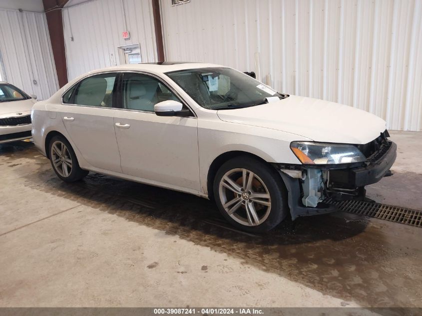 2014 VOLKSWAGEN PASSAT 2.0L TDI SE