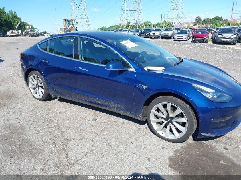 2018 TESLA MODEL 3 LONG RANGE/MID RANGE