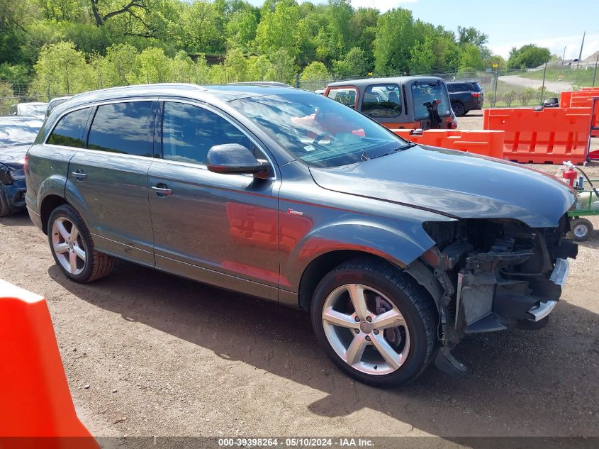 2015 AUDI Q7 3.0T S LINE PRESTIGE