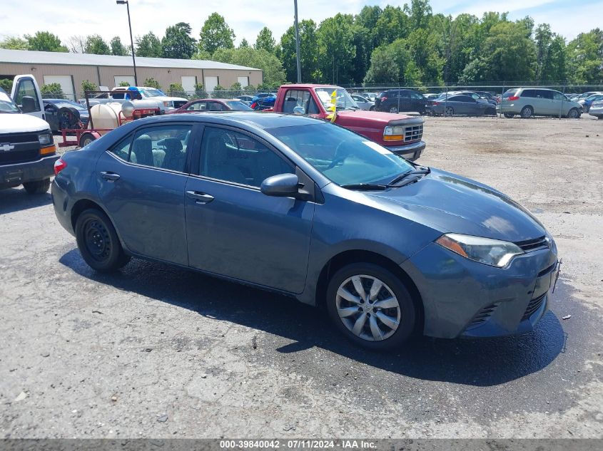 2016 TOYOTA COROLLA LE