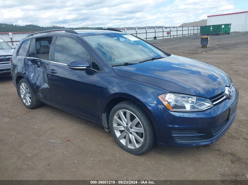 2015 VOLKSWAGEN GOLF SPORTWAGEN TDI S 4-DOOR