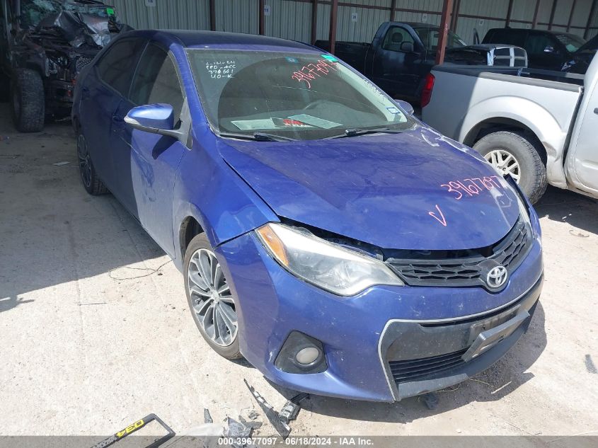 2016 TOYOTA COROLLA L/LE/LE PLS/PRM/S/S PLS