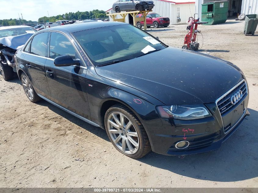 2012 AUDI A4 2.0T PREMIUM