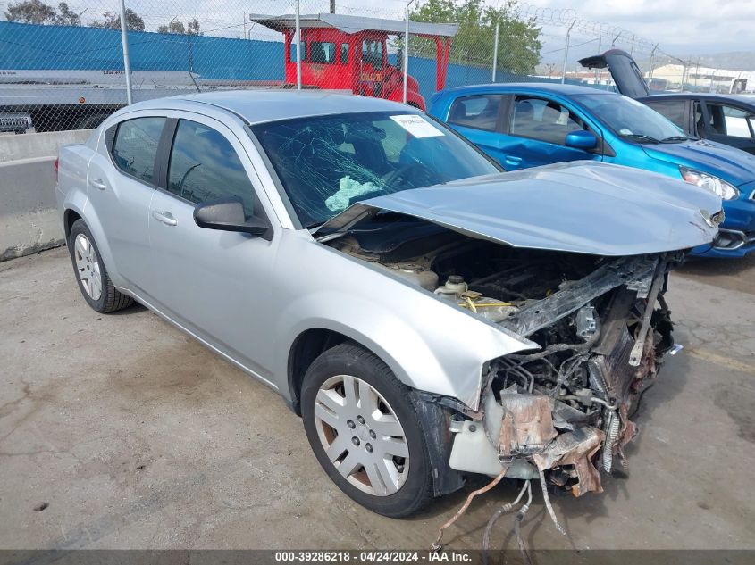 2012 DODGE AVENGER SE