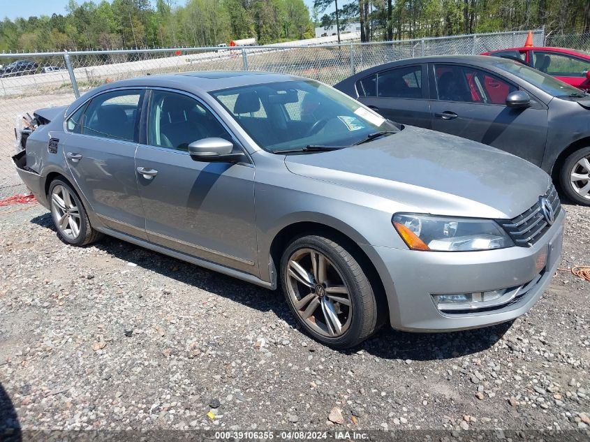 2013 VOLKSWAGEN PASSAT 3.6L V6 SEL PREMIUM