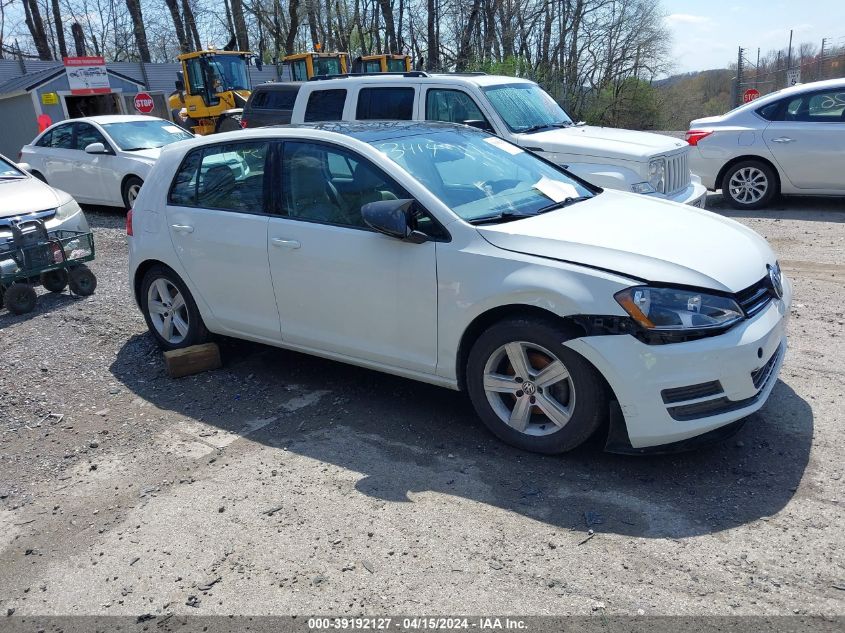 2017 VOLKSWAGEN GOLF TSI S 4-DOOR/TSI SE 4-DOOR/TSI SEL 4-DOOR/TSI WOLFSBURG EDITION 4-DOOR