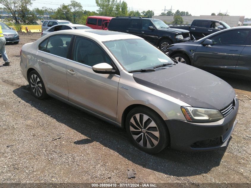 2013 VOLKSWAGEN JETTA HYBRID SEL PREMIUM