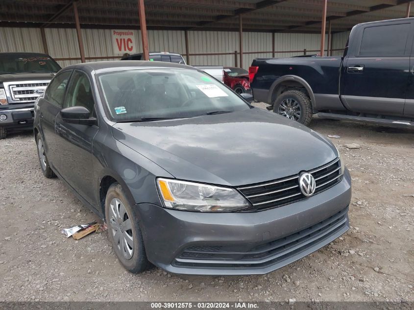 2015 VOLKSWAGEN JETTA 2.0L S