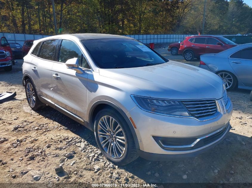 2016 LINCOLN MKX RESERVE