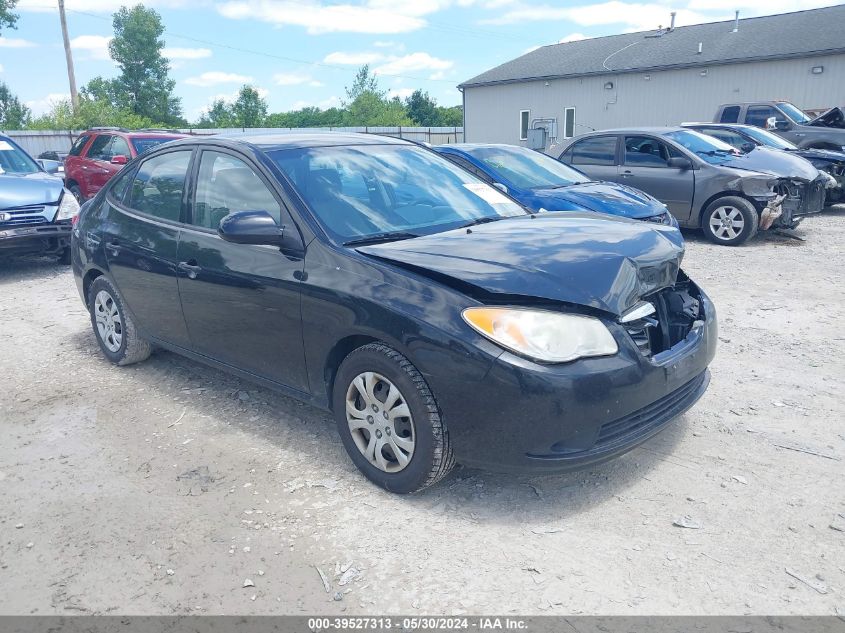 2010 HYUNDAI ELANTRA BLUE