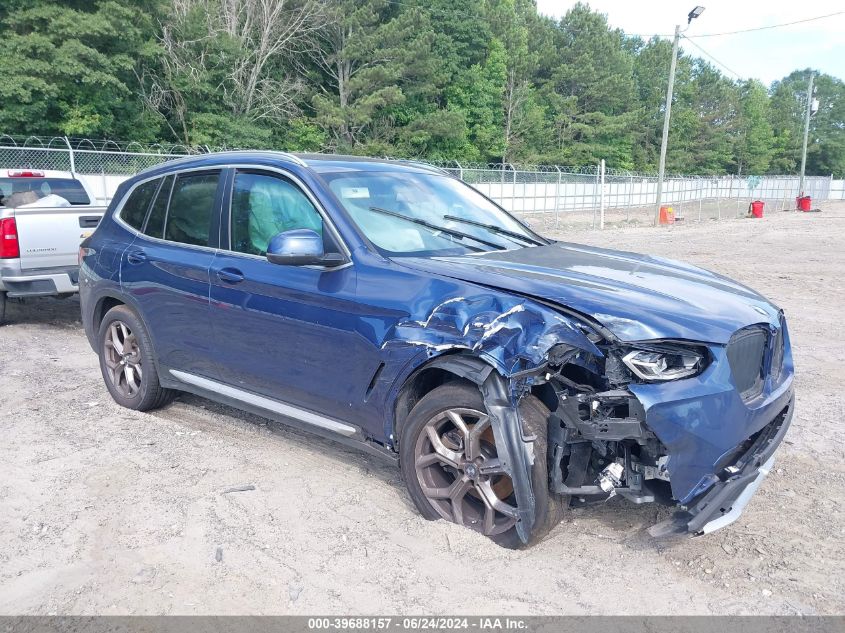 2022 BMW X3 SDRIVE30I