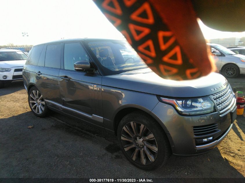 2016 LAND ROVER RANGE ROVER 5.0L V8 SUPERCHARGED