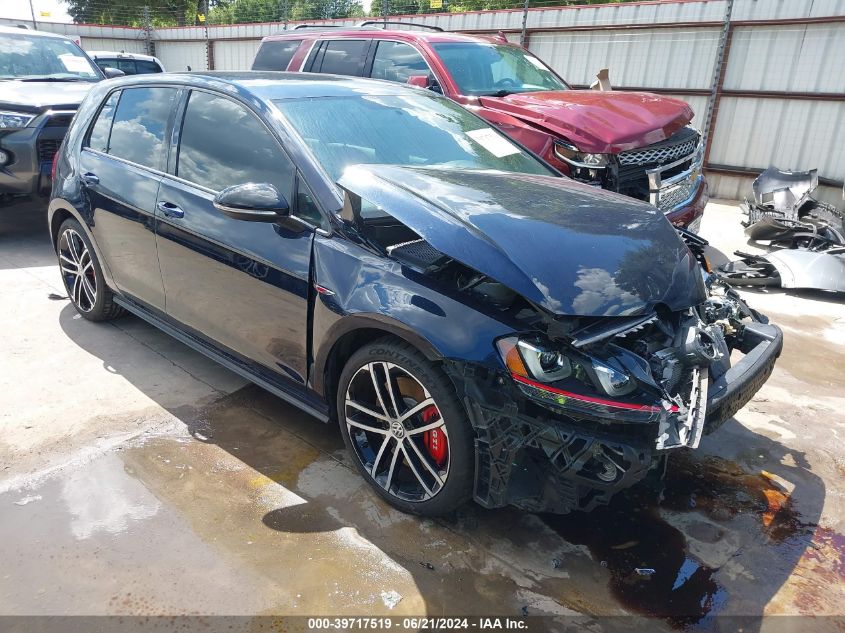 2017 VOLKSWAGEN GOLF GTI AUTOBAHN 4-DOOR/S 4-DOOR/SE 4-DOOR/SPORT 4-DOOR