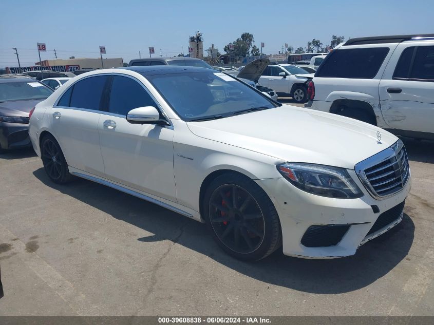 2015 MERCEDES-BENZ S 63 AMG 4MATIC