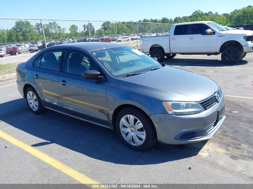 2012 VOLKSWAGEN JETTA 2.0L S